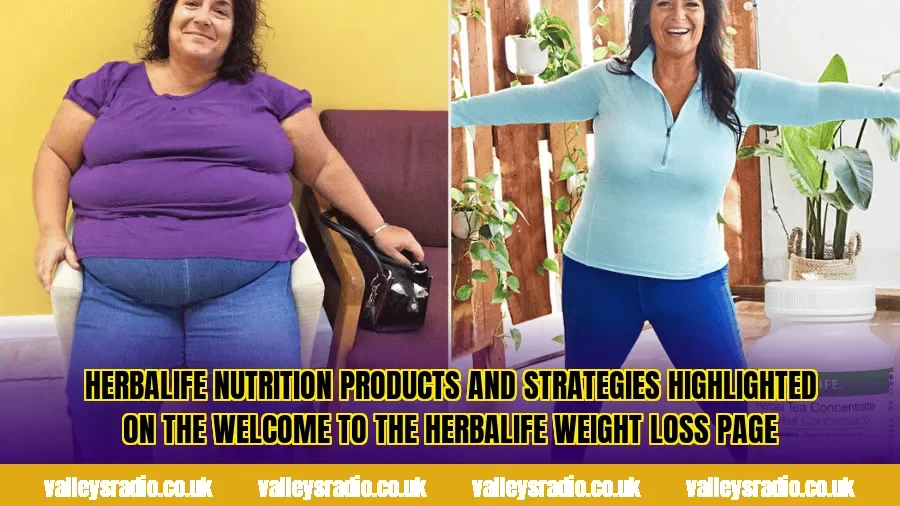 Herbalife nutrition products and strategies highlighted on the Welcome to the Herbalife Weight Loss Page