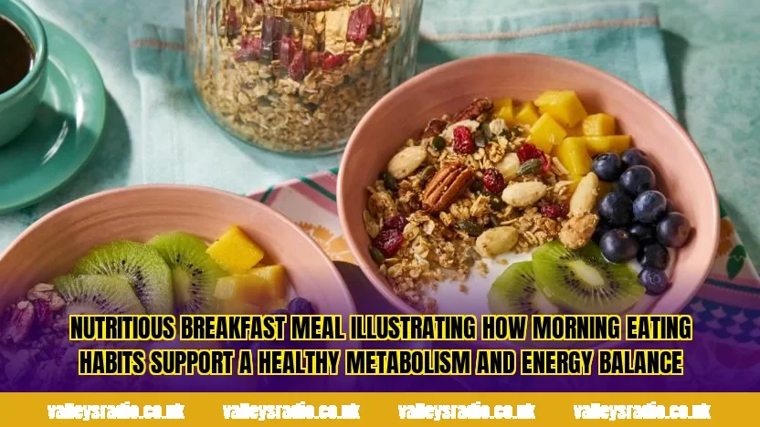 Nutritious breakfast meal illustrating how morning eating habits support a healthy metabolism and energy balance