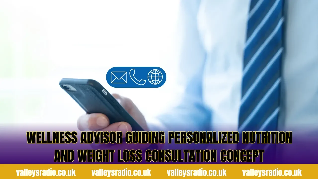 Wellness advisor guiding personalized nutrition and weight loss consultation concept